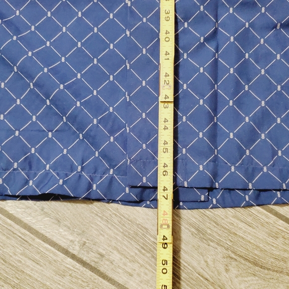 Bill Blass Men's Robe Blue Check Pattern One Size - Picture 8 of 8